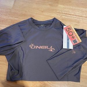 O’Neill womens med rash guard. NWT